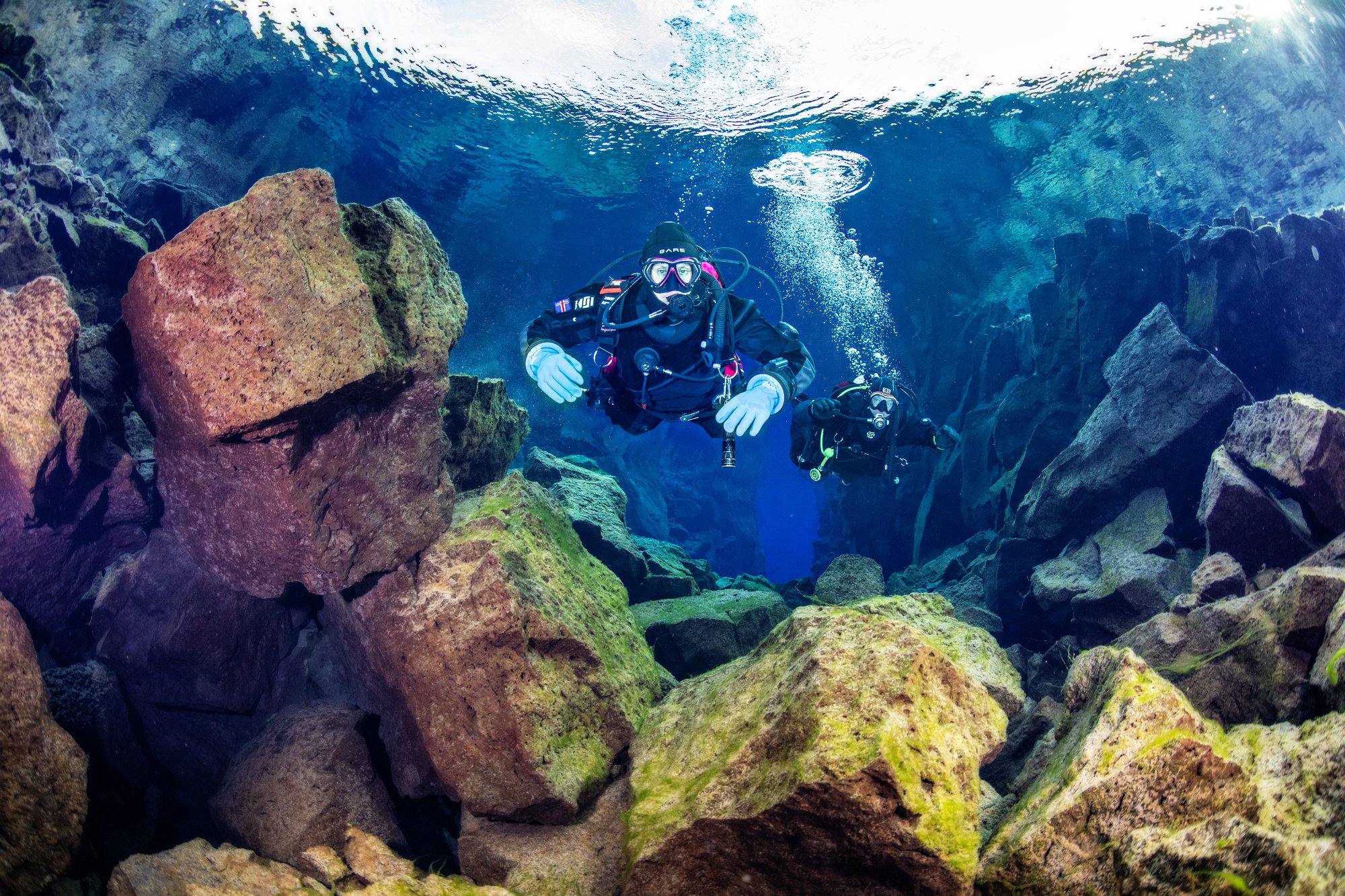 Silfra deep crack